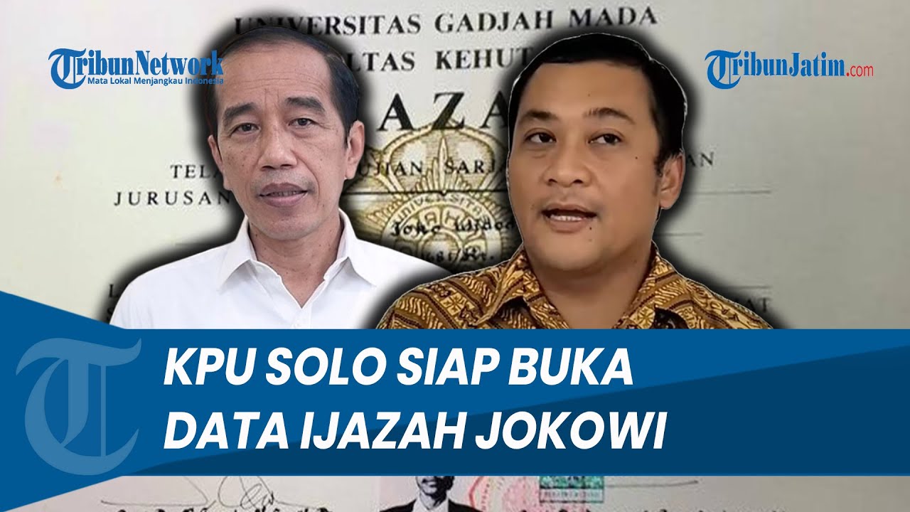 TESERET KASUS IJAZAH JOKOWI! KPU Solo Siap Buka Data Asli dalam Sidang Gugatan di PN Surakarta