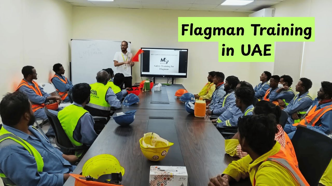 Flagman Training in UAE | M2Y Successfully Completed Corporate Safety Training #flagman #video #uae