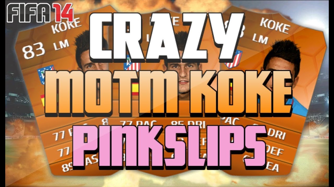 CRAZY MOTM KOKE PINKSLIP VS @MYNAMESCLARKY!! - FIFA 14 PINKSLIPS