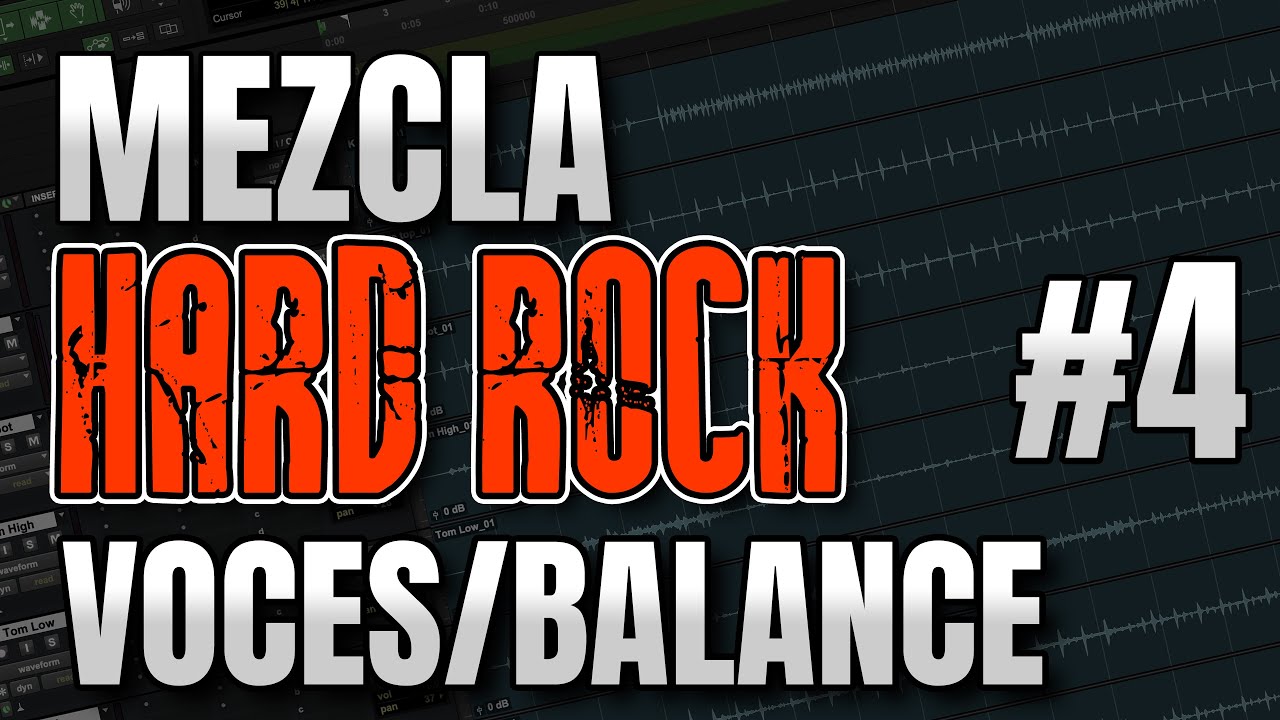 Mezcla HARD ROCK - Voces y balance de niveles general 🎙🎚