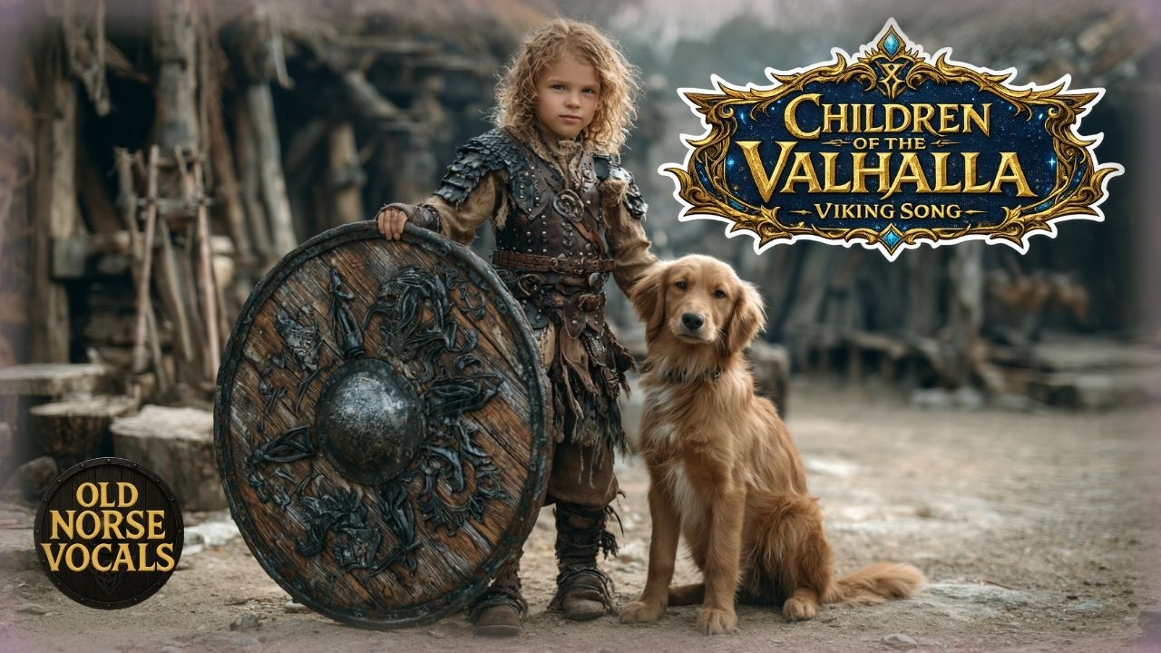 Nordic Viking Music | Old Norse Vocals and the Little Skald's Sacred Lullaby 🐺
