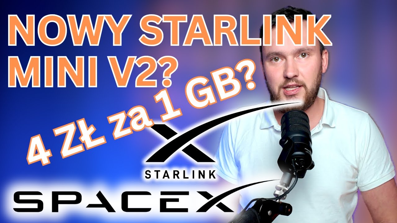 STARLINK MINI V2 JUŻ WKR&Oacute;TCE? GIGABITOWY INTERNET SATELITARNY I NOWE PAKIETY STARLINK