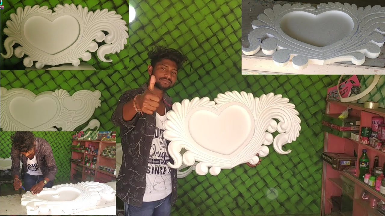 how to make a new thermocol design cutting//jeet arts//my painting is my life production//