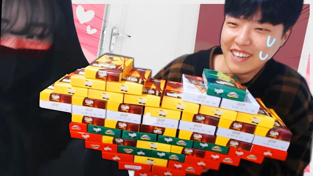 여자 극성팬 집으로 빼빼로 배달했습니다ㅎ;; 간 김에 밥 얻어먹고옴
