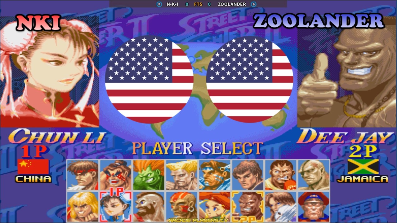 #fightcade Super Street Fighter 2 Turbo ➤ NKI (Usa) vs ZOOLANDER (Usa) スーパーストリートファイターII X