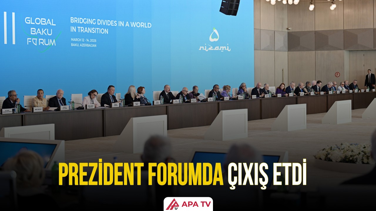 İlham Əliyev XIII Qlobal Bakı Forumunun açılış mərasimində çıxış edib | APA TV