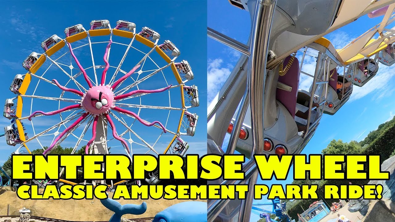 Enterprise Wheel AWESOME Classic Amusement Park Ride! 4K Onride POV Drievliet The Netherlands