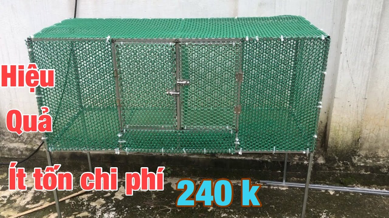 Làm chuồng úm g..à con hiệu quả và chi phí thấp