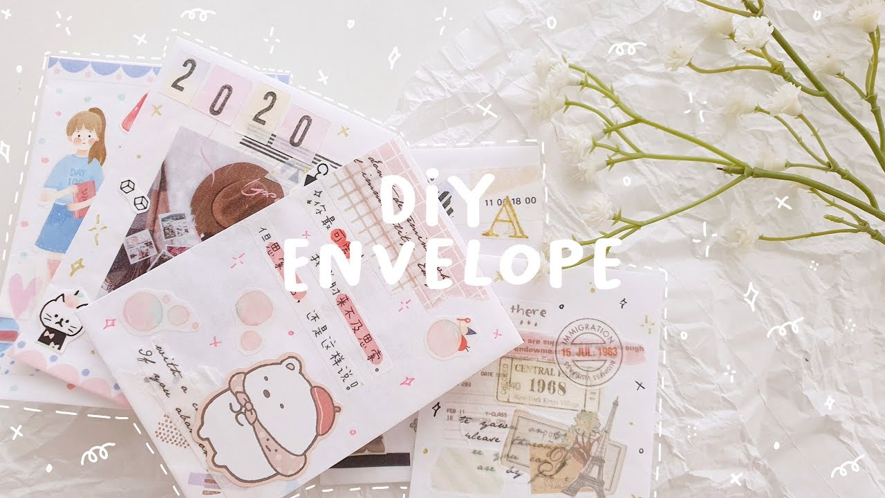 🍒 DIY Envelope - Collab with 𝙰𝚛𝚕𝚎𝚗𝚎 𝙵𝚛𝚒𝚝𝚣𝚒 🍒