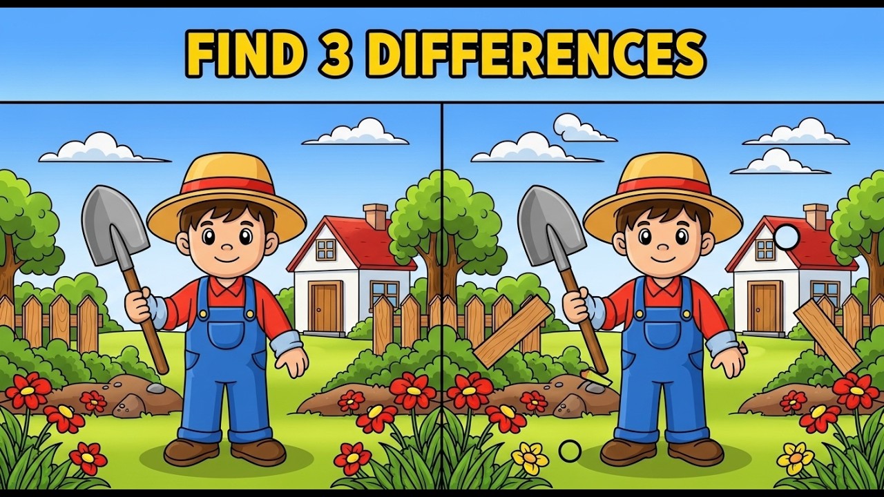 Find 3 Differences Challenge 🔍 | Only Genius Can Spot All 3! 🧠✨