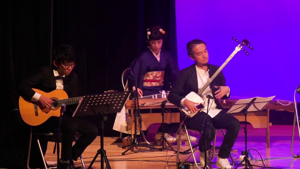Hogaku ensemble feat. shakuhachi, ryuteki, tsugaru-shamisen & koto [classical Japanese music]