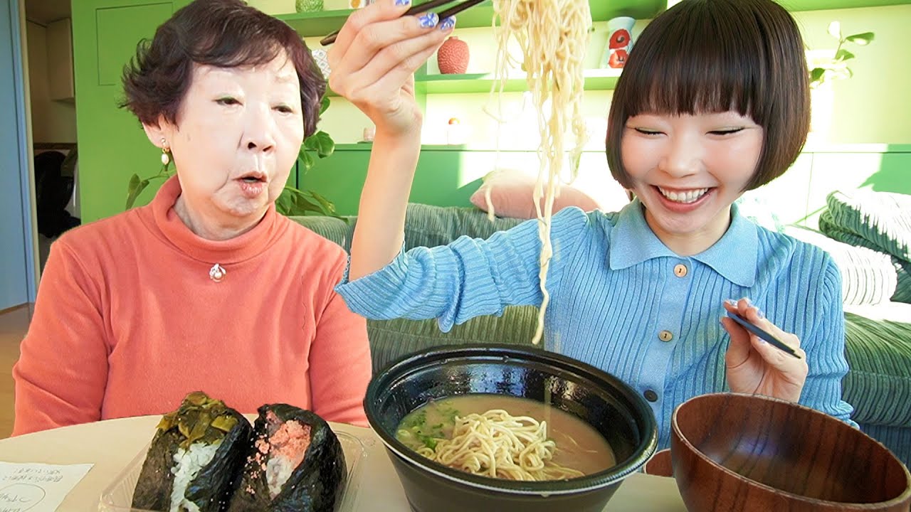 祖母(79)と朝からウーバーで大爆食しちゃいました…誰か止めて