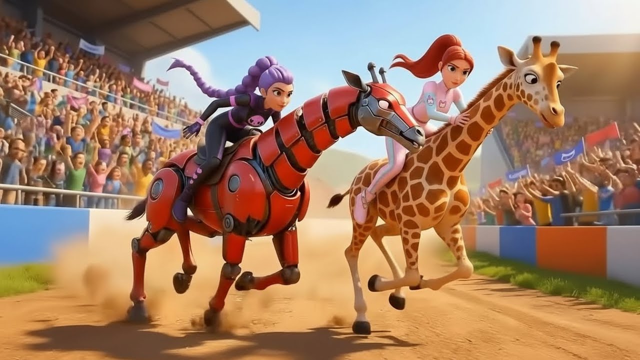 RUMI Gets Giraffe Racing Championship - Rumi Kpop