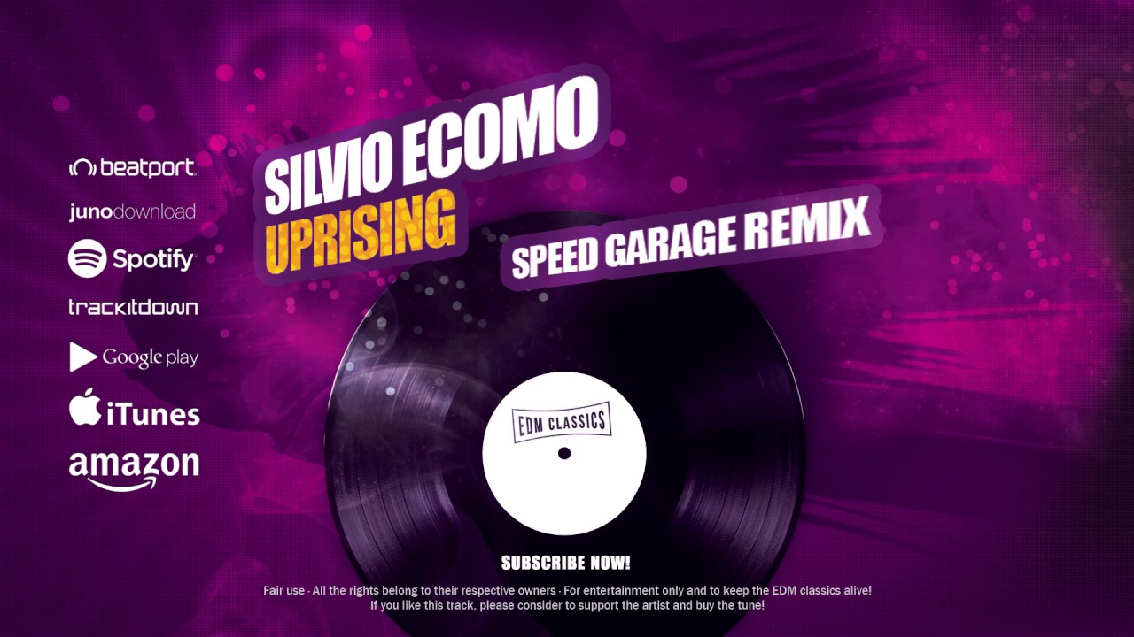 Silvio Ecomo - Uprising (Speed Garage Remix)