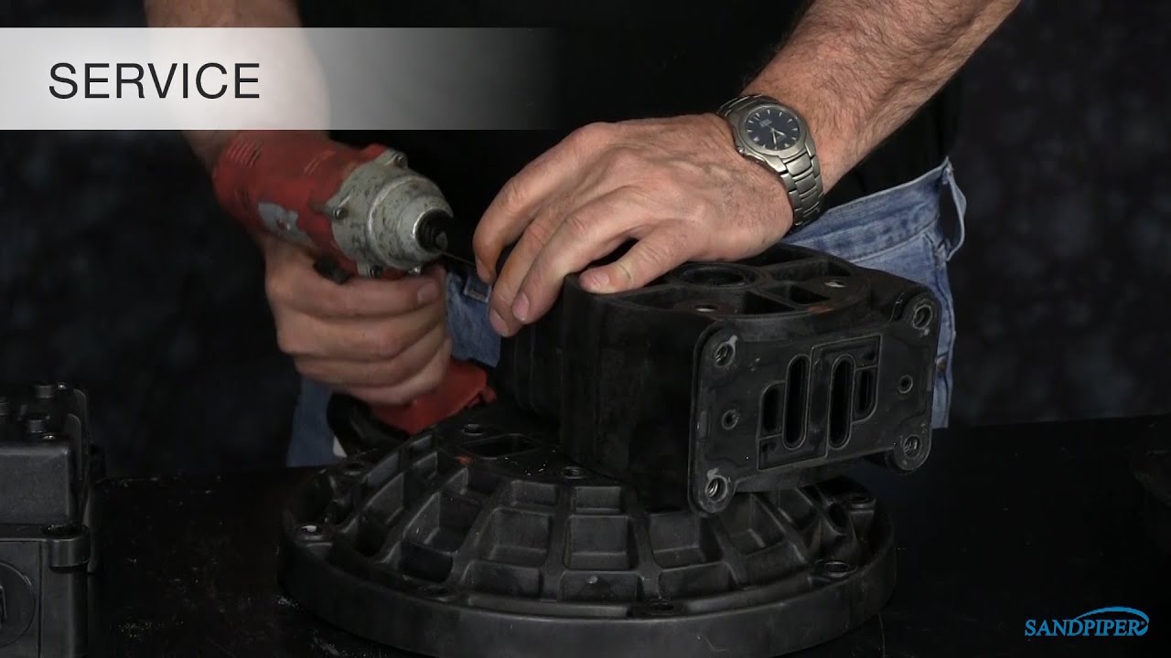 SANDPIPER HD20F Non-Metallic Pump Air Side & Wet Side Kit Install