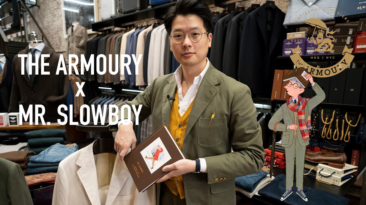Introducing The Armoury x Mr. Slowboy Collaboration: Books, Suits and Prints!