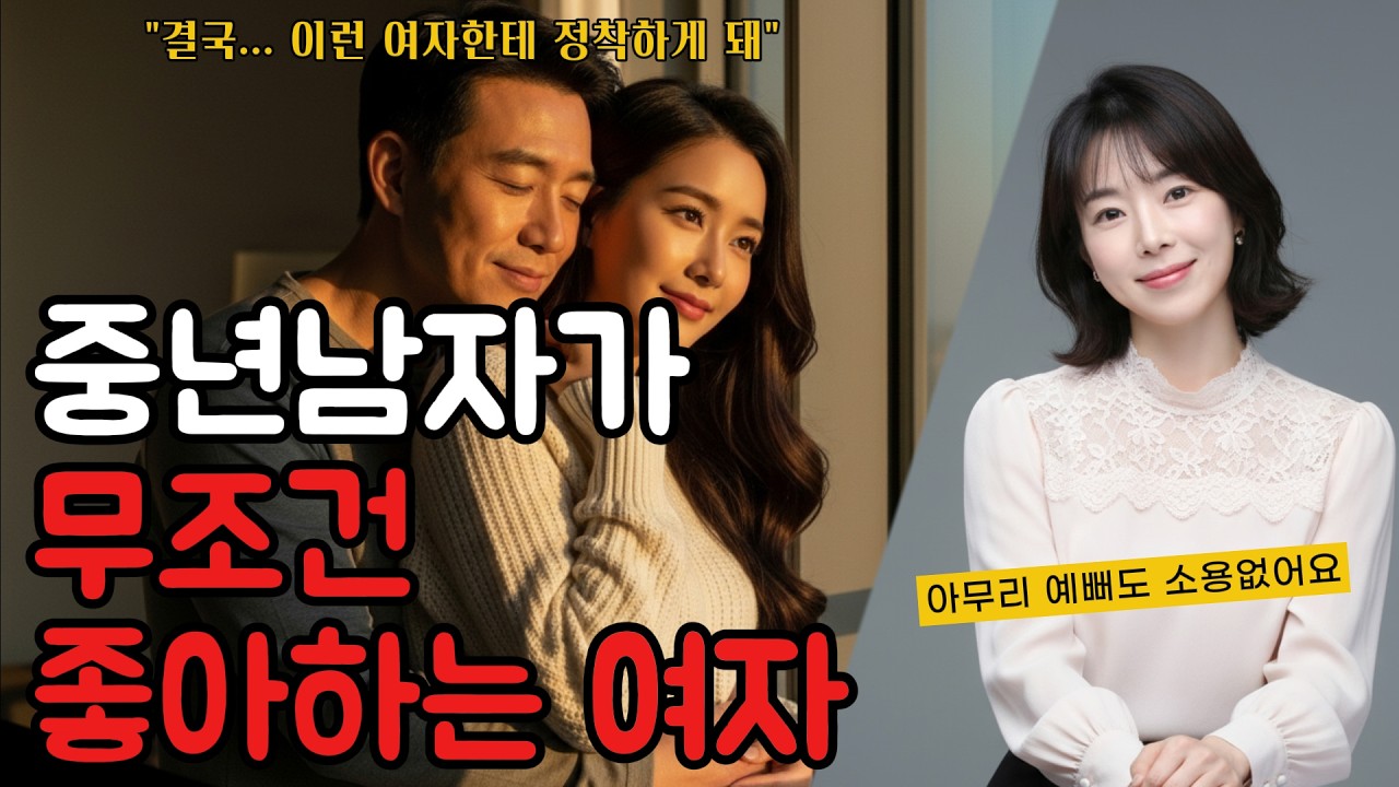중년남자가 무조건 좋아하는 여자