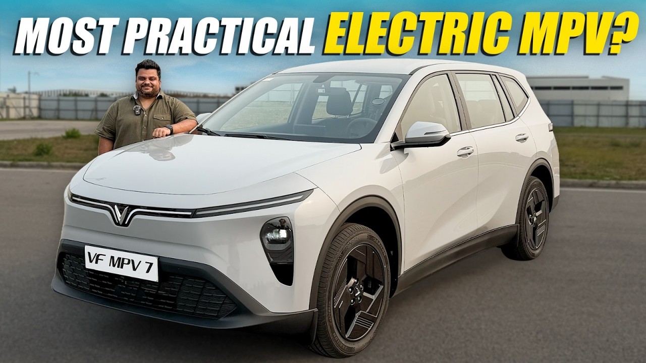 VinFast VF MPV 7 First Look &ndash; Can It Beat Kia Carens Clavis EV? | @MotorBeam