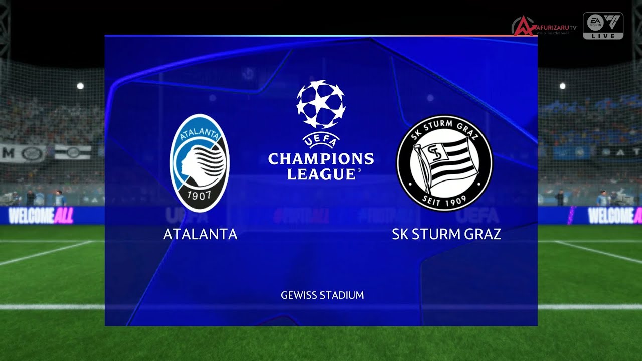 ATALANTA vs SK STURM GRAZ | Champions League 24/25 Match Highlights | FC 25
