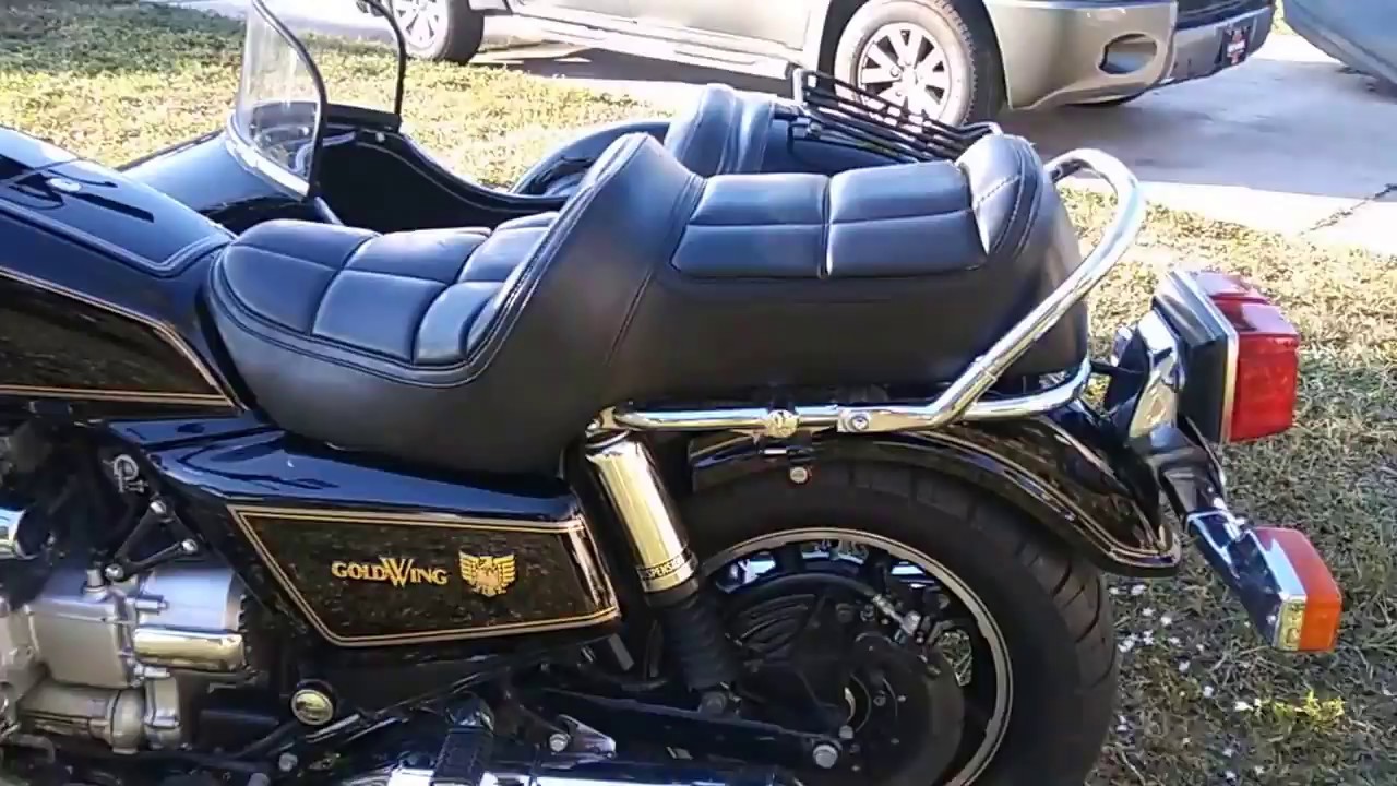 1984 Honda Naked Goldwing GL 1200 with sidecar