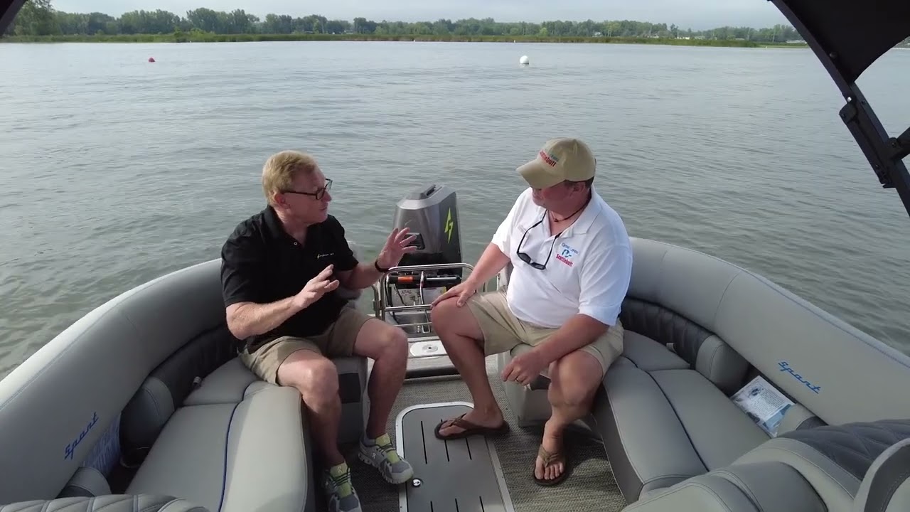 Bennington Electrified Pontoon Boat with Forza X1