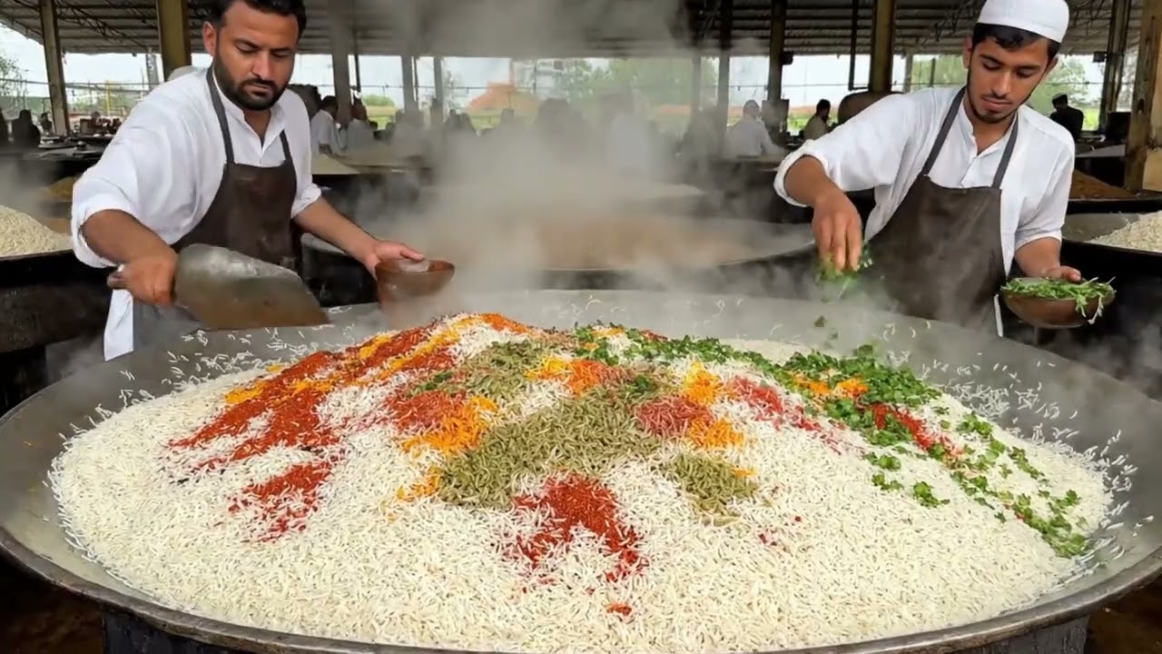 Inside the Giant Fried Rice Event – How Massive Fried Rice Feeds Thousands