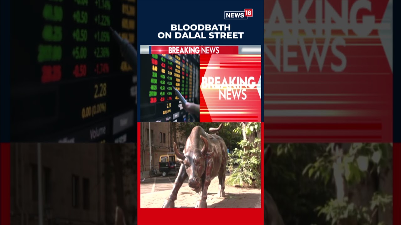 Рыночная бойня! Почему Sensex сегодня рухнул на 1100 пунктов | Саммит по искусственному интеллект...