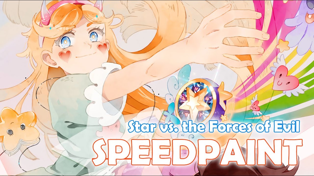 Star vs. the Forces of Evil [ SPEEDPAINT ] ♦ Paint Tool SAI & Adobe Photoshop CS6