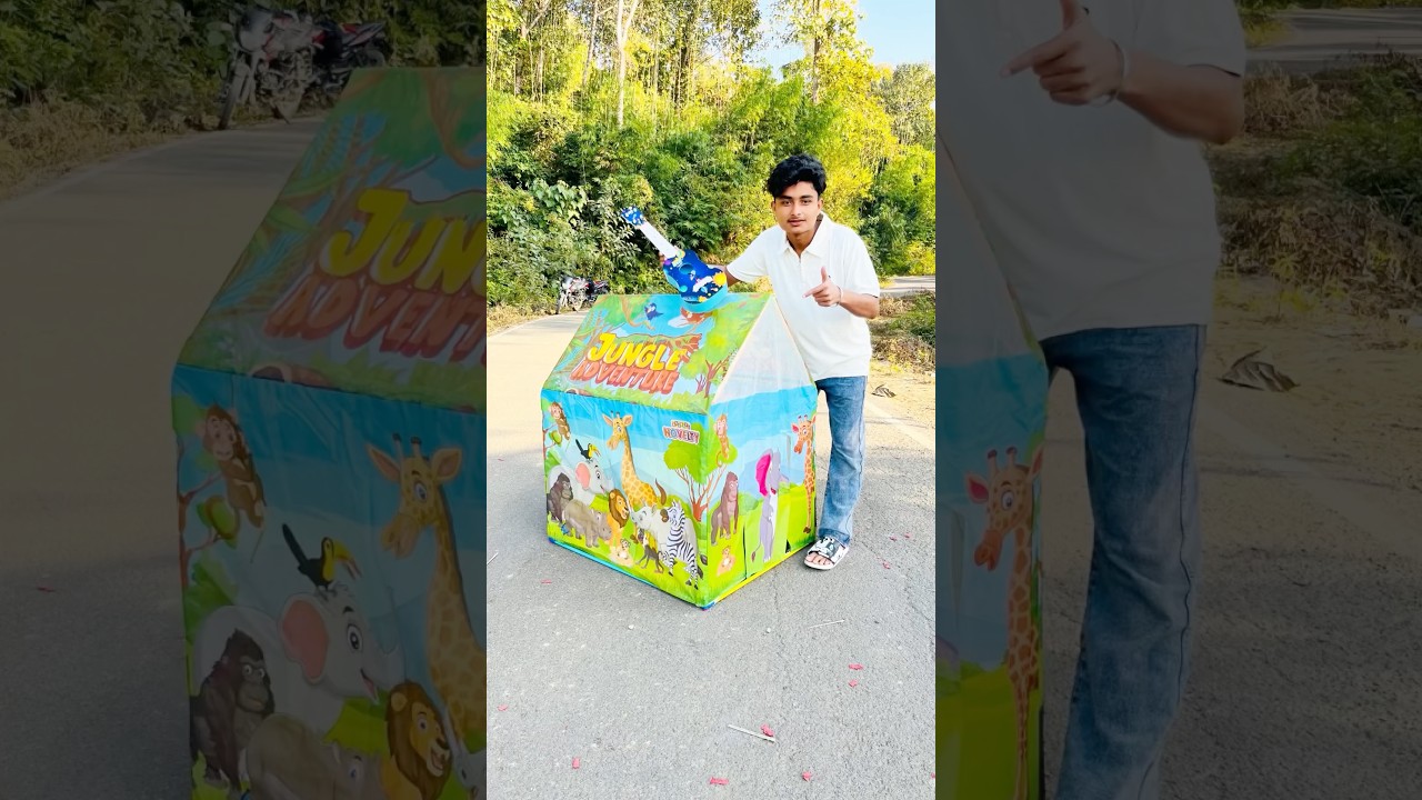 New model tent house Unboxing & girls & Boys Tent House Testing