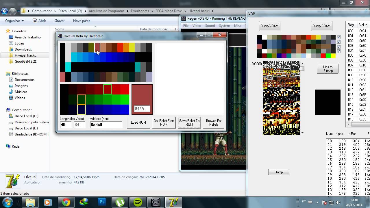SEGA GENESIS/MD - Color Palette Hacking (basic)