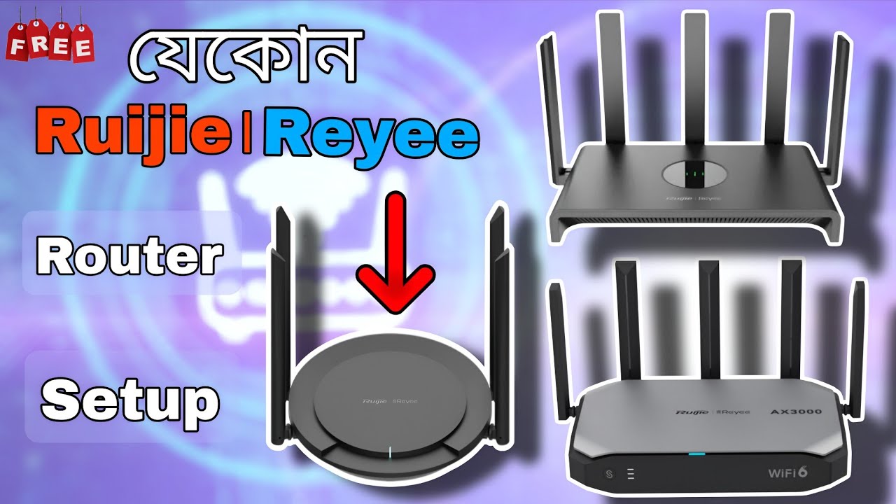 Ruijie router configuration step by step