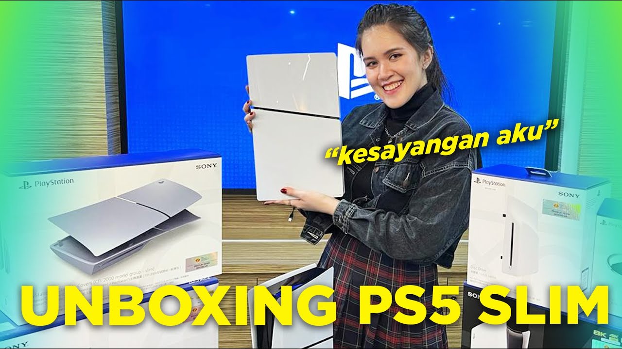 Unboxing PS5 SLIM Resmi Indonesia | CAKEP MAKSIIMALLLL!!!!