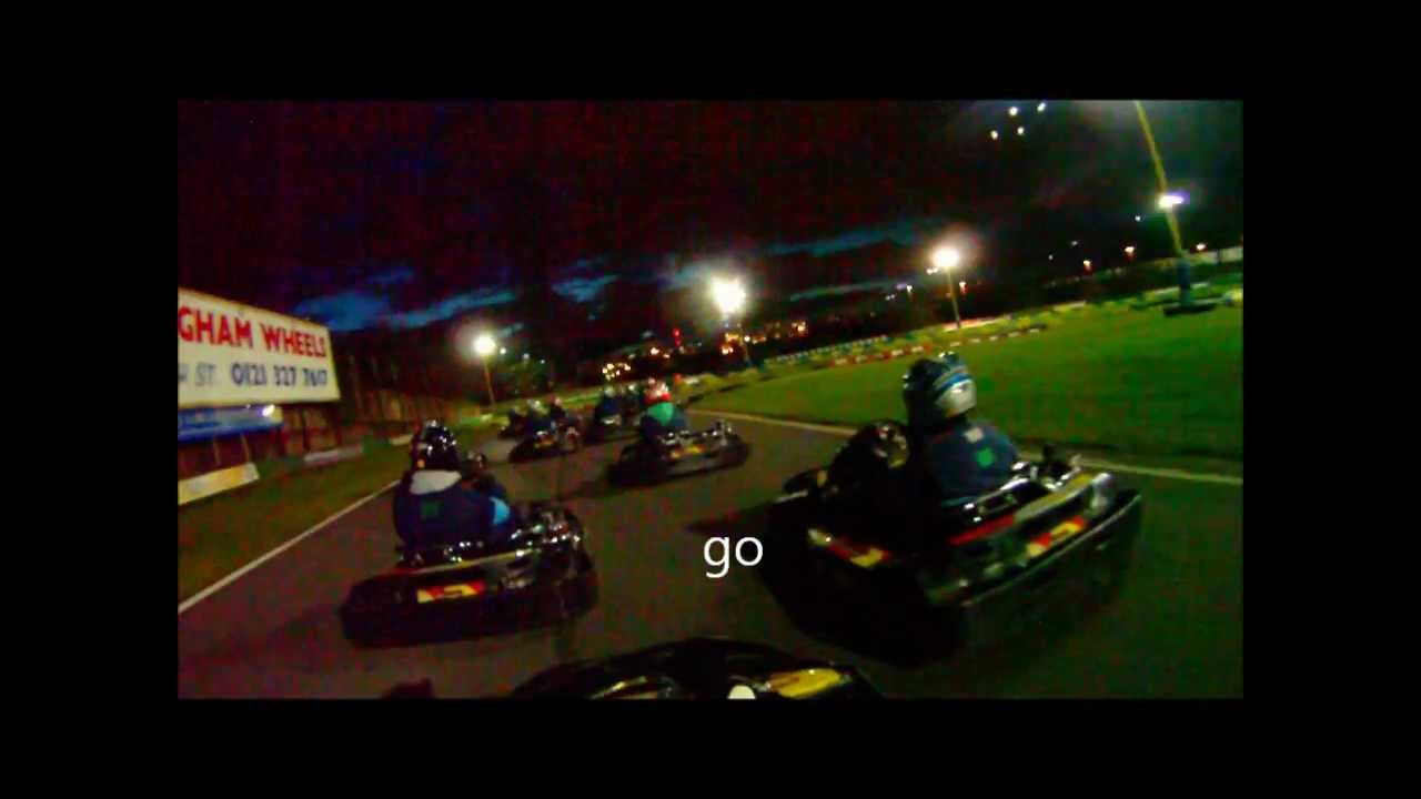 Go karting at Birmingham wheels