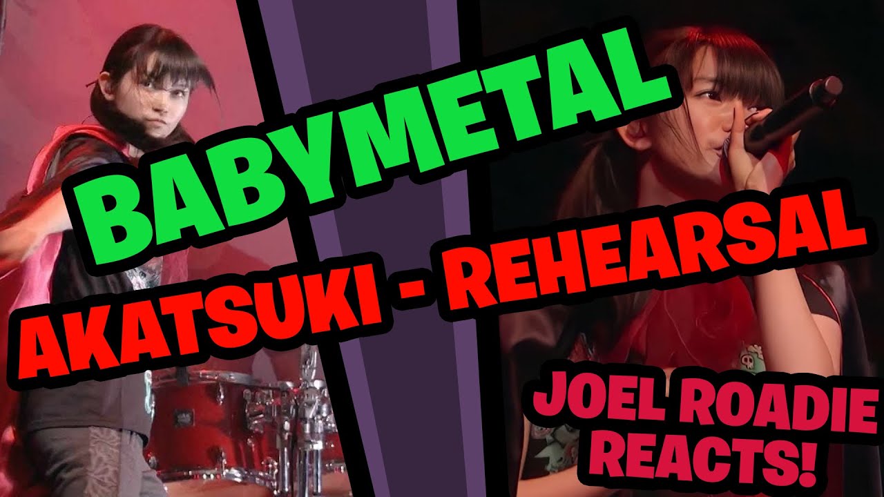 BABYMETAL - Akatsuki - Rehearsal Suzuka Nakamoto / Su Metal [ London 2014 ] - Roadie Reacts