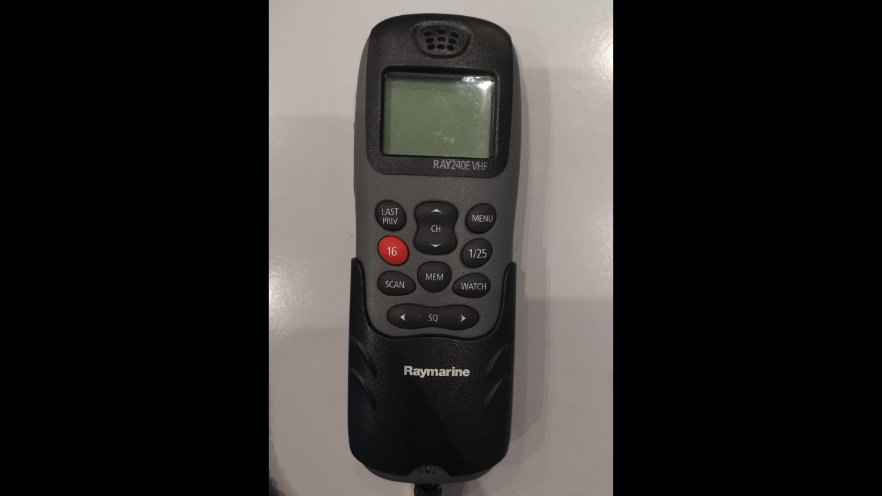 Riparazione vhf nautico Raymarine Ray240E PARTE 1/3