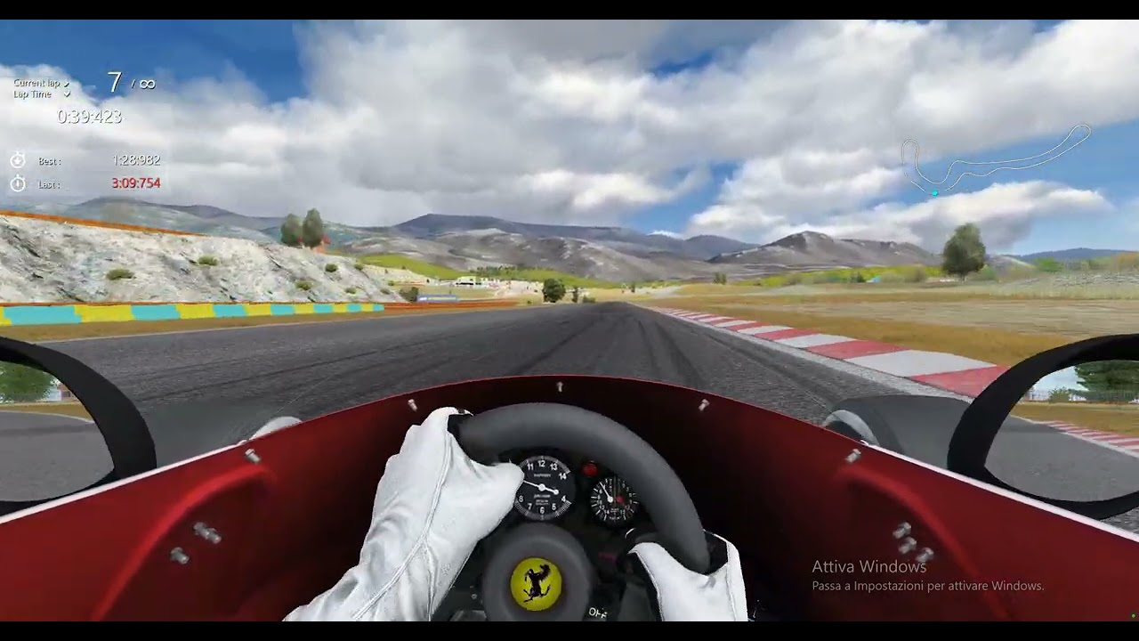 GROBNIK | 2020 (HRV) Circuit 4.17km - 1.27.022 - F1 Ferrari 312T - Assetto Corsa (*) Hotlap Croatia