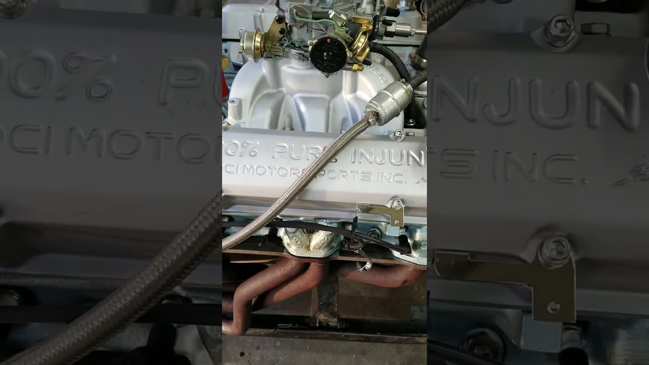 Holy $#!+ Watch this factory iron head Pontiac 455 rev !!!! 
