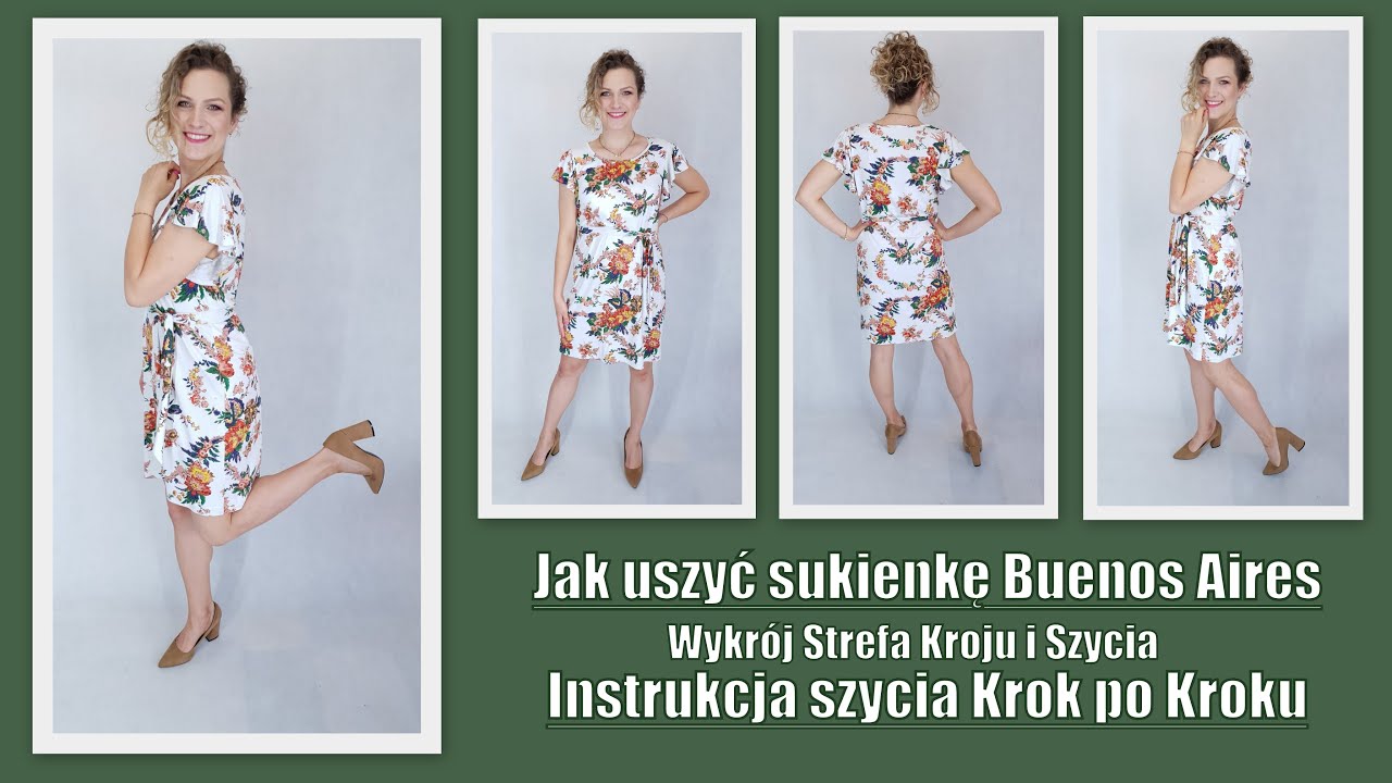 Jak uszyć sukienkę Buenos Aires - Krok po Kroku - Strefa Kroju i Szycia