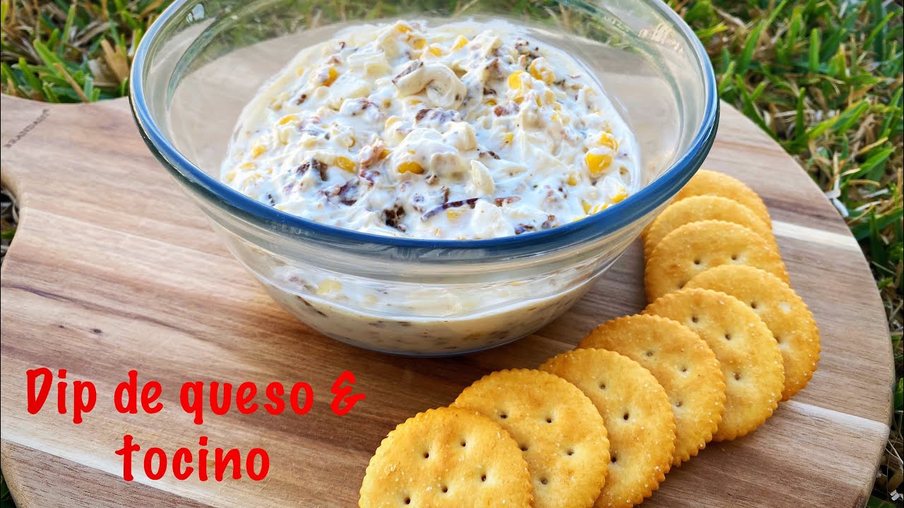 DIP DE QUESO Y TOCINO 🥓
