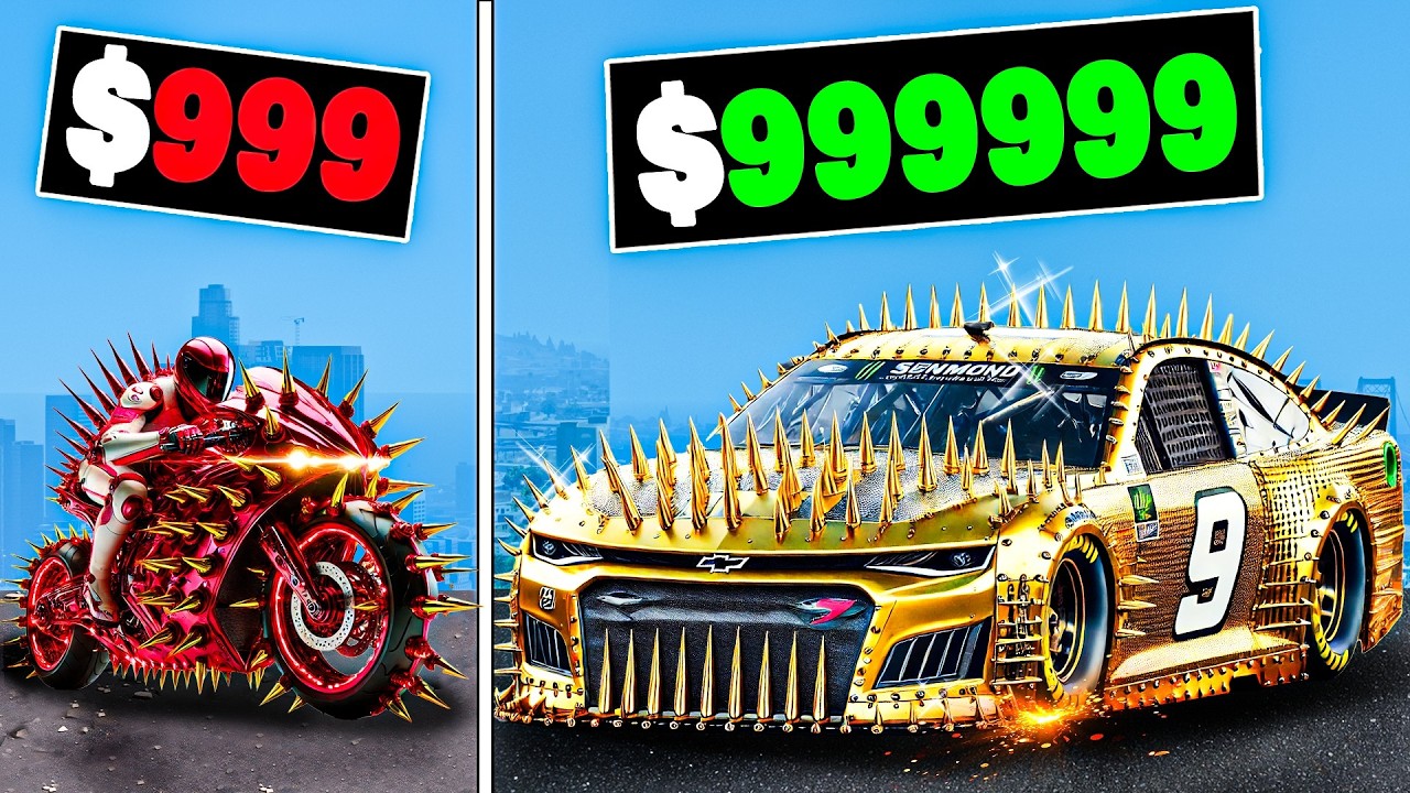 $1 to $1,000,000 Spike Vehicles in GTA 5