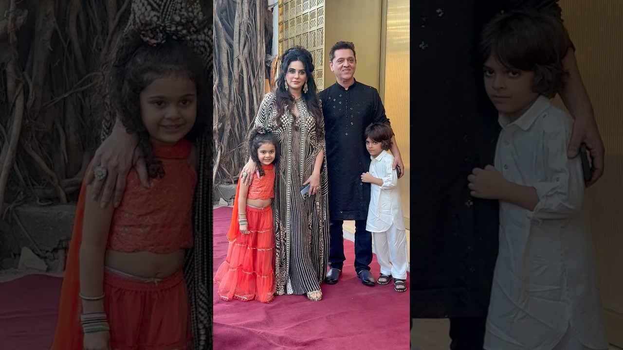 Sara Arfeen Khan & Arfeen Khan with kids Celebrate Iftaar Party #biggboss18 #saraarfeenkhan