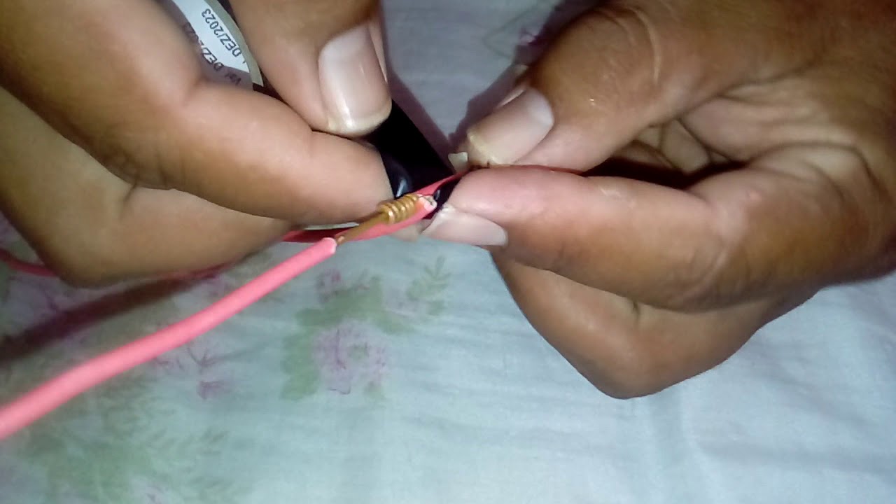 Como fazer emenda de deriva&ccedil;&atilde;o com fio r&iacute;gido