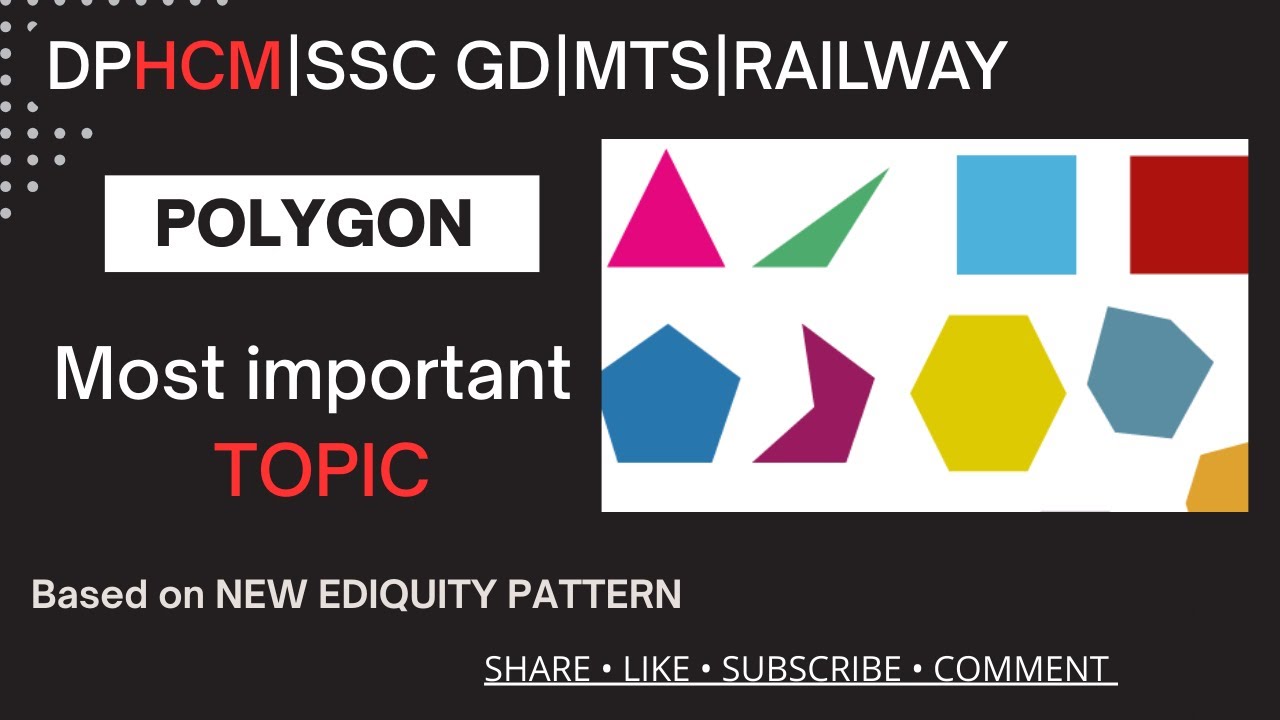 ⭐ Complete POLYGON Topic|Most important for SSC, RAILWAY & ALL GOVT EXAM✅|Most expected Questions