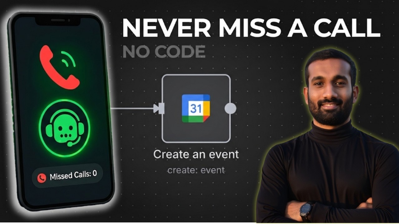 How I Built an AI Voice Agent That Never Misses a Call