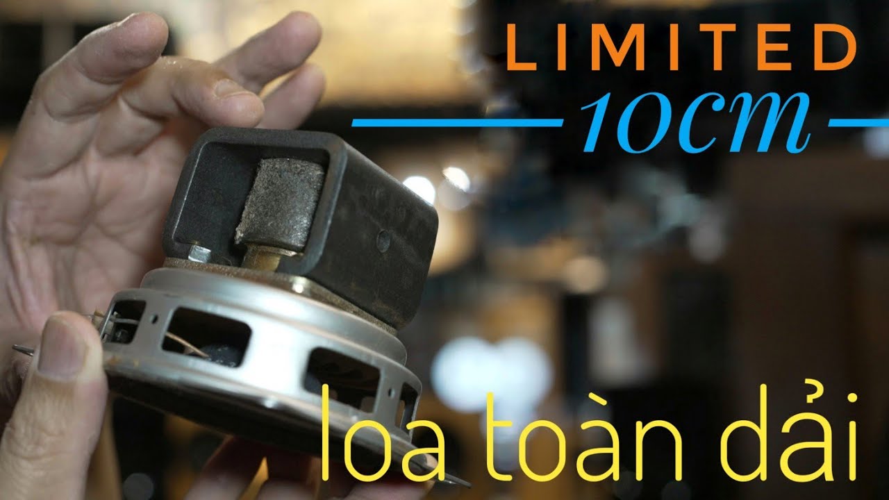 LOA TOÀN DẢI  SV 10 cm  LIMITED / Bản Cực Quý Hiếm ISOPHON custom PHƯƠNG PHẠM