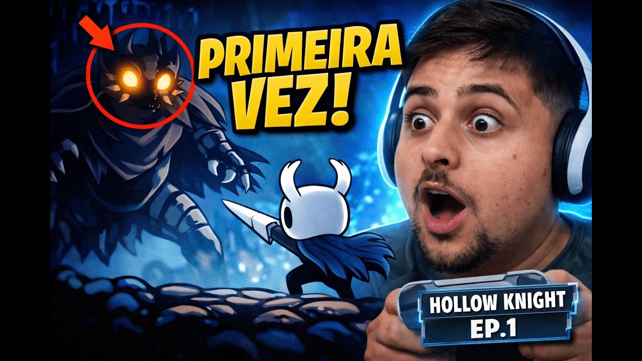 Comecei Hollow Knight no PS5 pela PRIMEIRA VEZ… e NÃO esperava isso! | Voidheart Edition