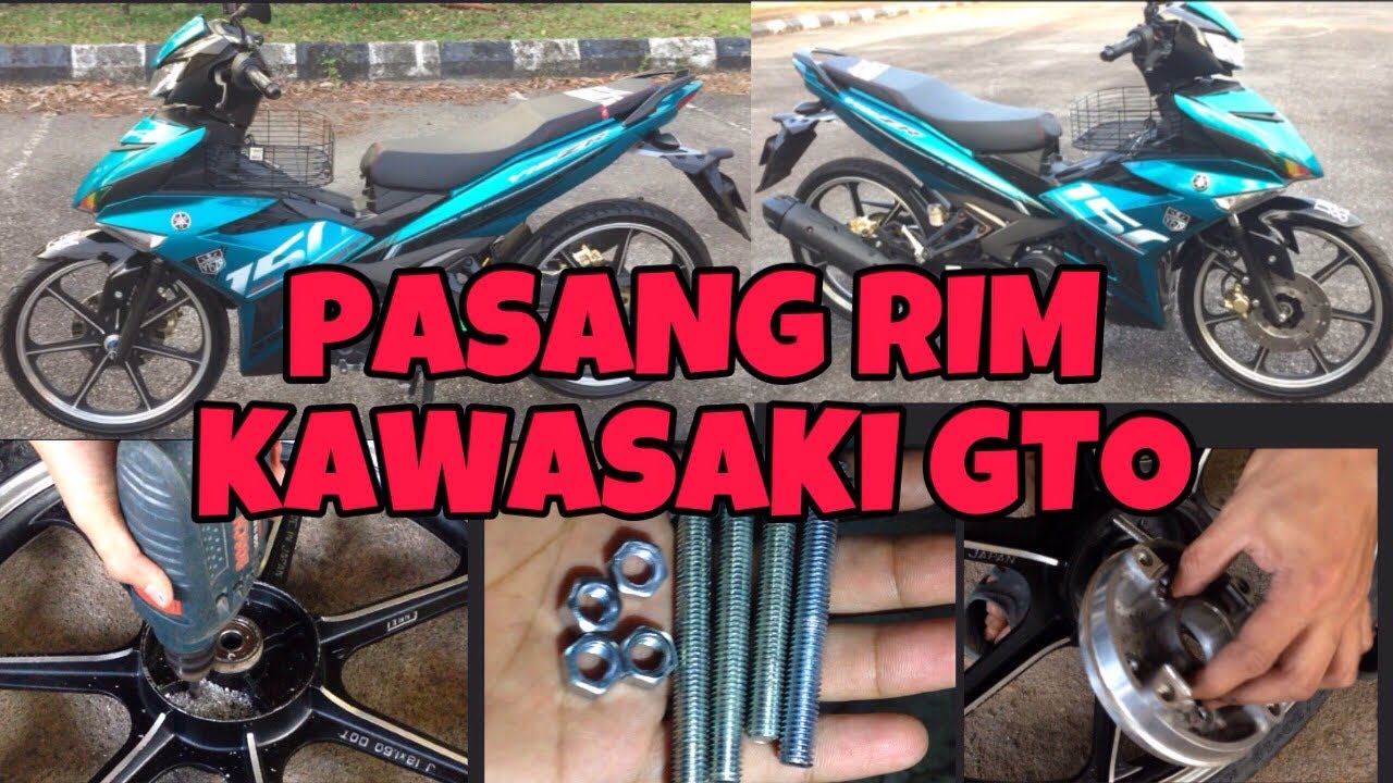 Y15ZR PASANG RIM KAWASAKI GTO