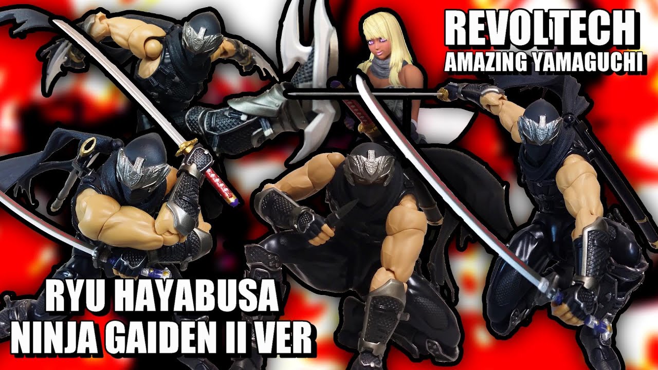 MY DREAM FIGURE!? Revoltech RYU HAYABUSA Amazing Yamaguchi Ninja Gaiden II Action Figure Review