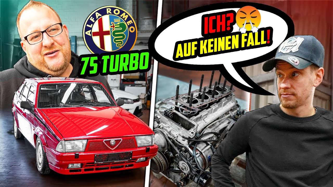 Björn Pieper sagt NEIN! - Alfa Romeo 75 Turbo - Wir bauen den Motor aus!