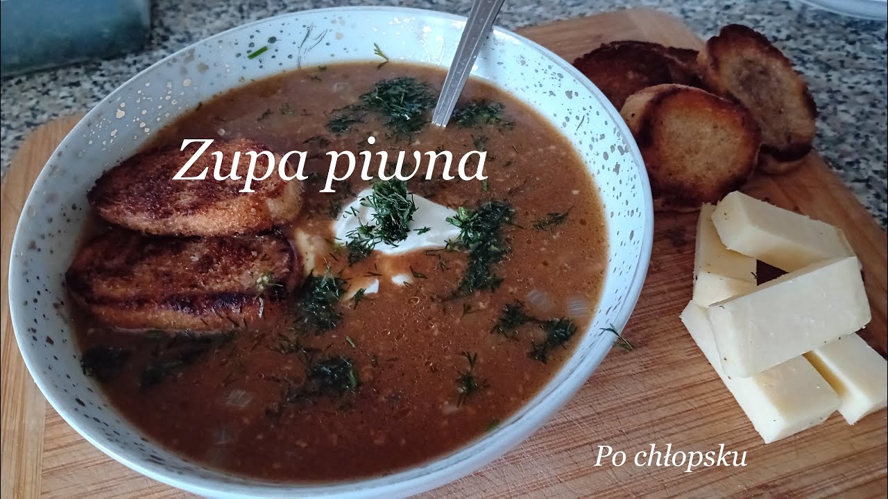 Zapomniane przepisy kuchni staropolskiej- zupa piwna